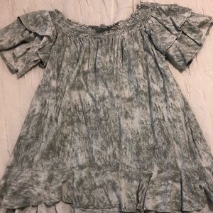 Off the shoulder tunic